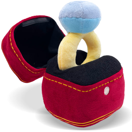 Plush Diamond Ring Box